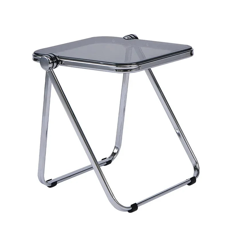 Mesa Auxiliar Plegable de Moda | Mesa de Centro Moderna de Acrílico