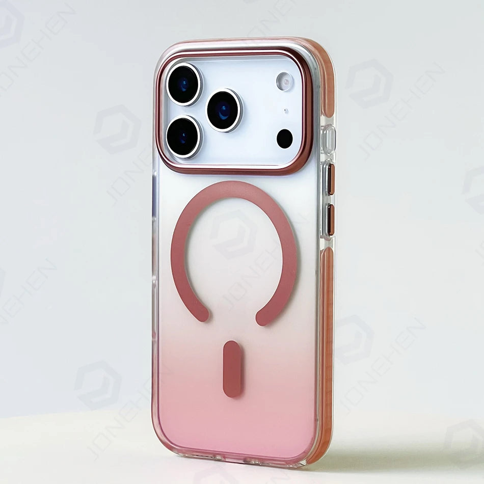 Luxury Gradient Magnetic Shockproof Case for iPhone 14-17 Pro Max