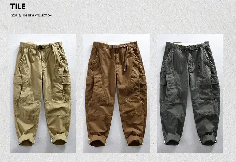 Men's Loose Straight Casual Trousers | Comfortable Outdoor Pants