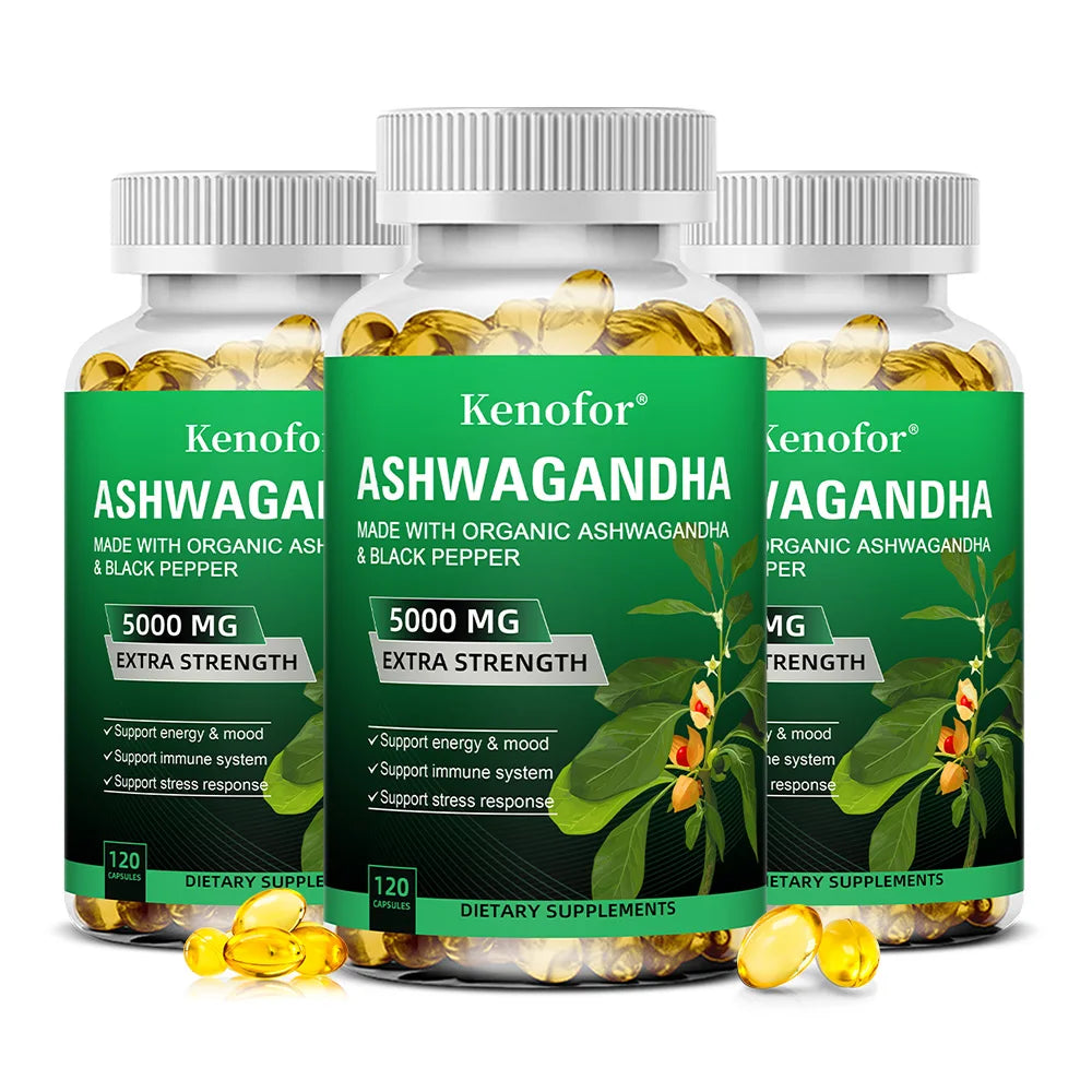 Organic Ashwagandha Extract Capsules | Stress & Energy Support