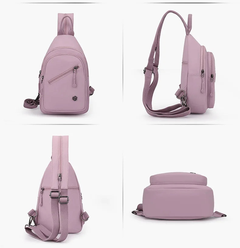 Stylish Urban Minimalist Chest Bag for Women | Multi-Functional Satchel