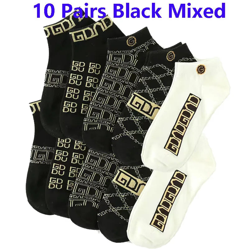 Men's Winter Ankle Socks | Breathable Low-Cut Fashion Socks