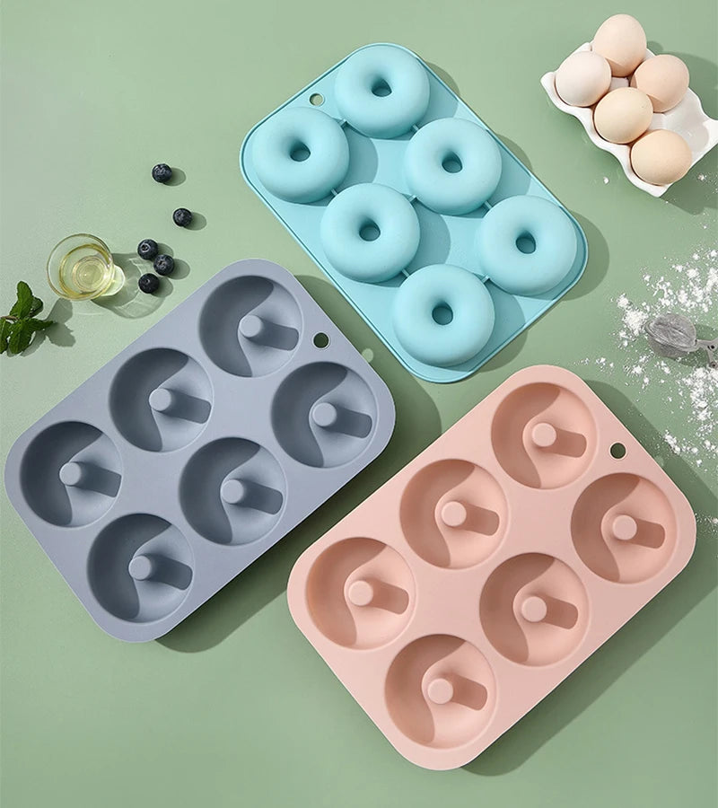 Silicone Non-Stick Donut and Muffin Baking Mold Tool