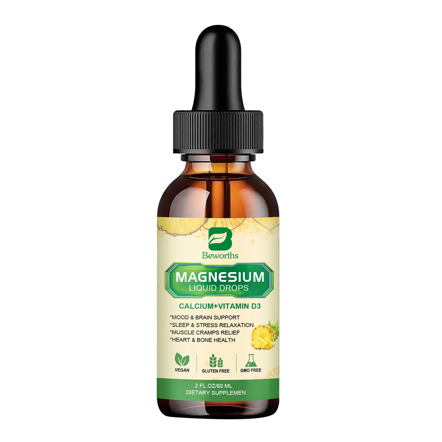 Magnesium Glycinate Drops | Stress Relief & Sleep Support