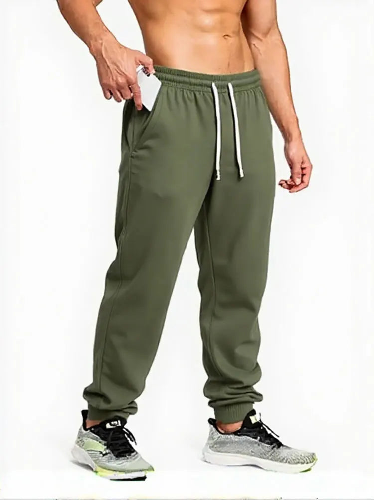 Cotton Twill Baggy Jogger Pants for Men | Breathable Casual Wear