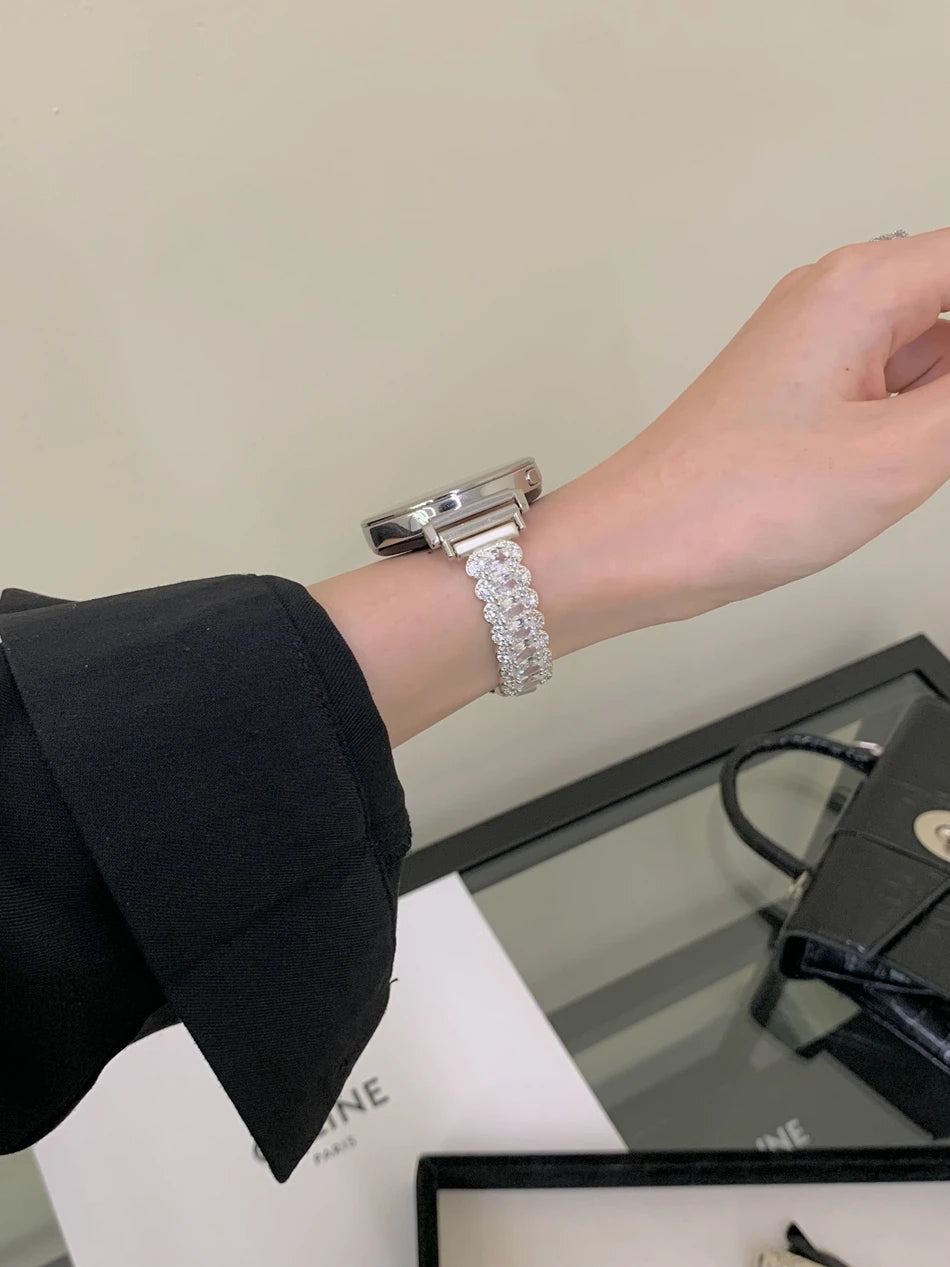 Dazzling Luxury Jewelry Band for Smartwatches | Elegant Women's Strap