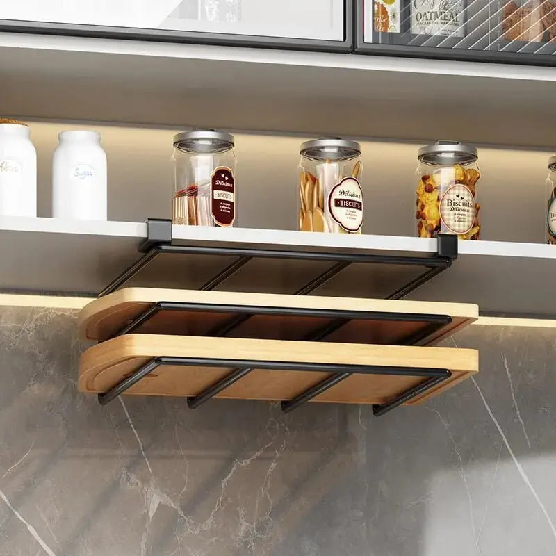 Kitchen Hanging Organizer Rack | Space-Saving Storage Solution