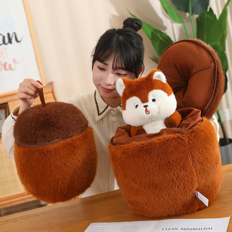 Kawaii Taiyaki Cat Plush Toy | Adorable Cushion Bag Animal Pillow