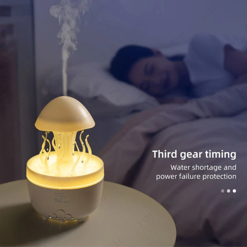Colorful Night Light Aromatherapy Humidifier | Relaxing Bedroom Decor