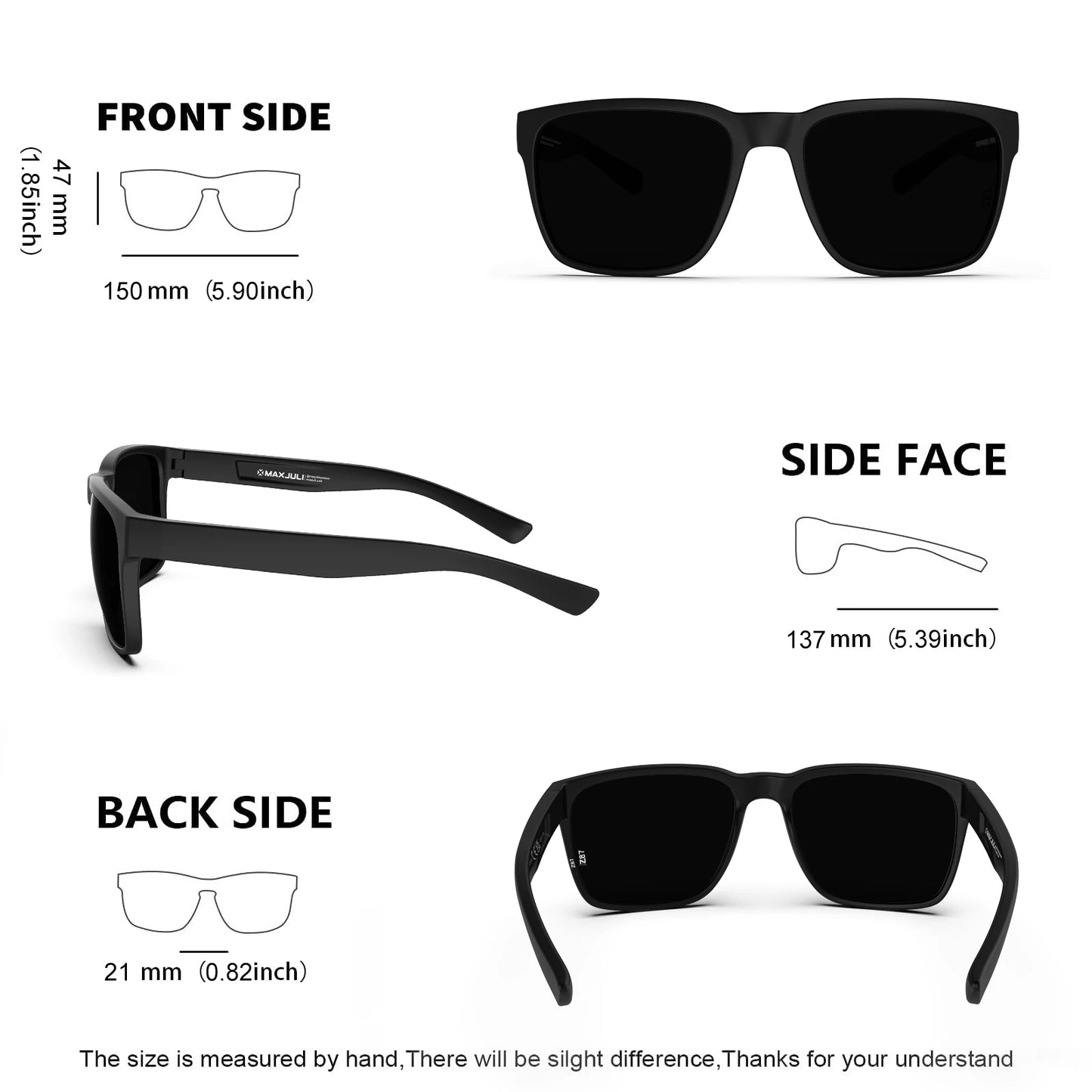 Polarized Oversized Sunglasses | Ultralight UV400 Sport Glasses