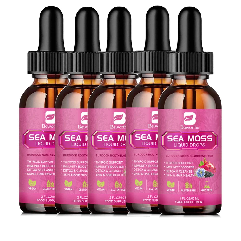 Organic Sea Moss Liquid Drops | Enhance Immunity & Vitality