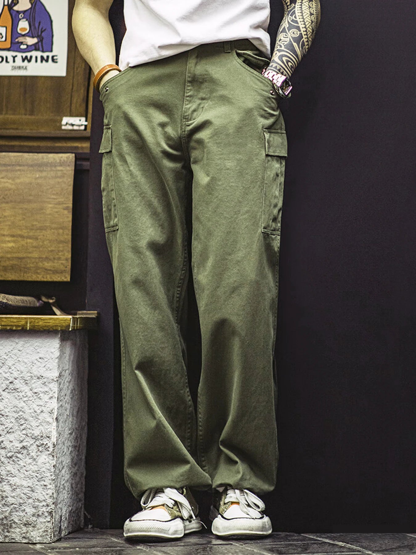 Men's Vintage Multi-Pocket Tactical Cargo Pants | All-Season Comfort