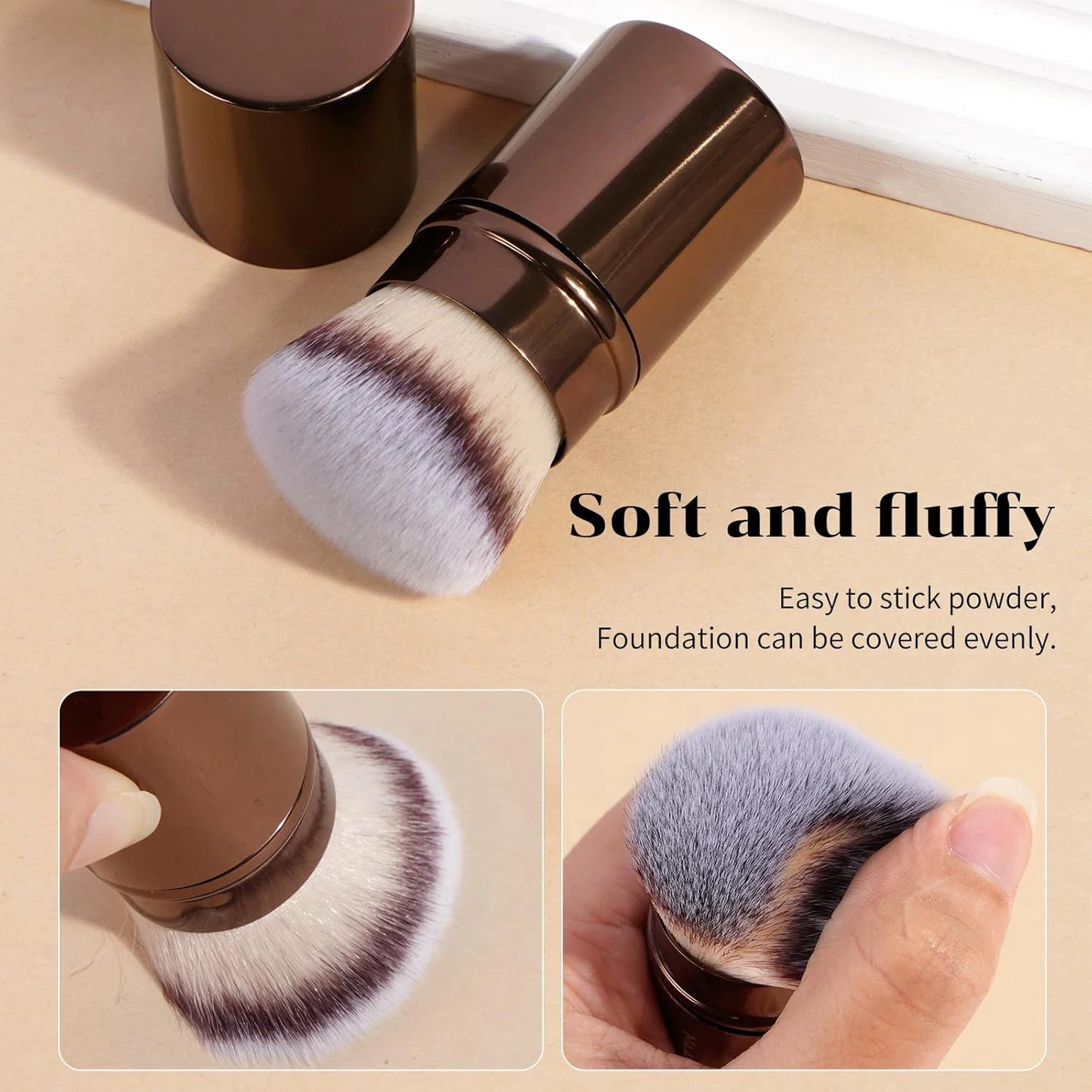 7pcs Double Sided Kabuki Makeup Brush Set | Flawless Finish