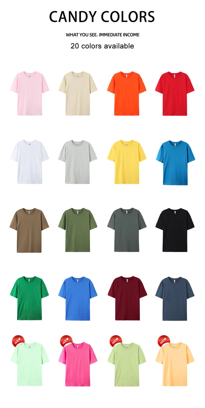Men's Casual Summer Cotton T-Shirts | Stylish Short Sleeve Tops