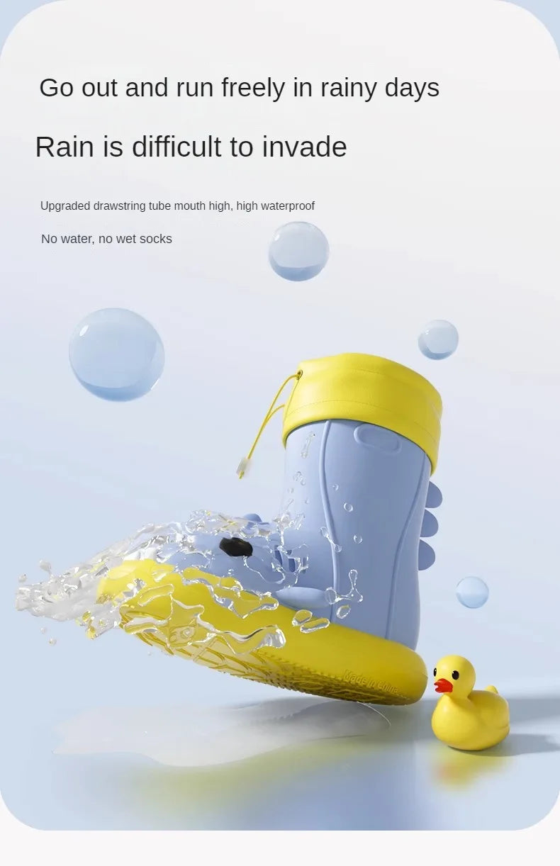Children's Waterproof Cartoon Rain Boots | Non-Slip Water Shoes
