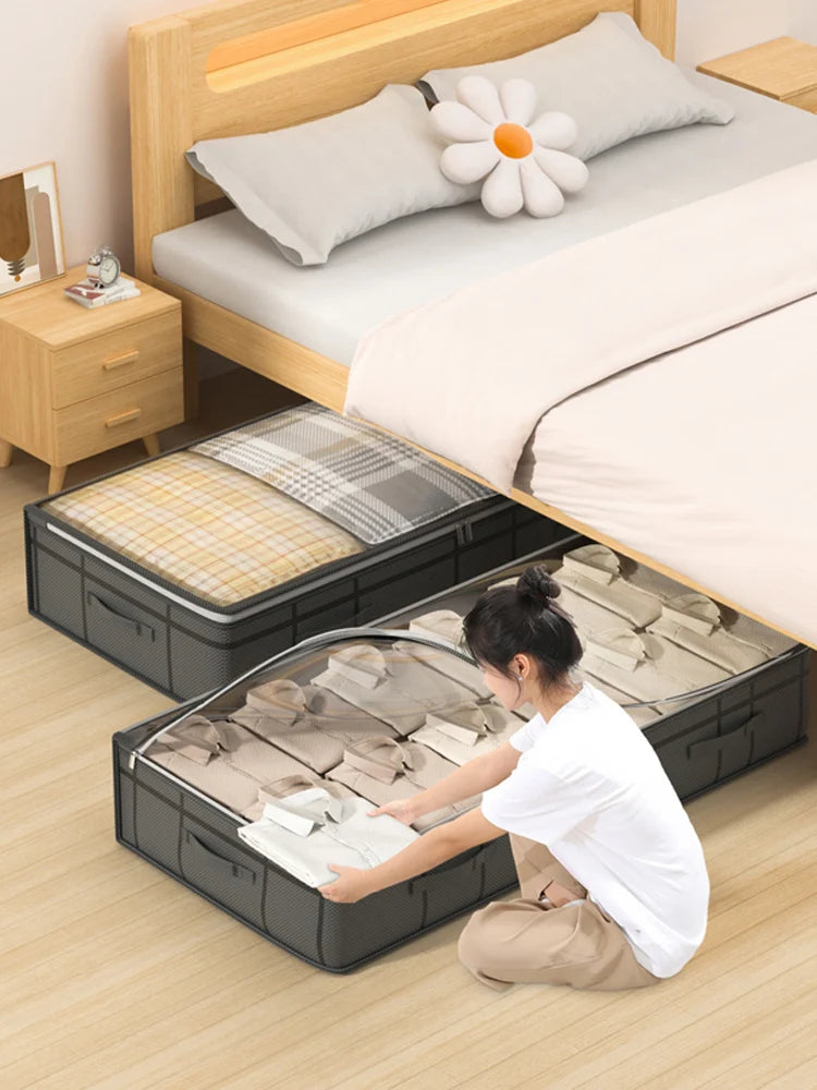 Large Foldable Under Bed Clothes Storage Bag | Organize Your Space