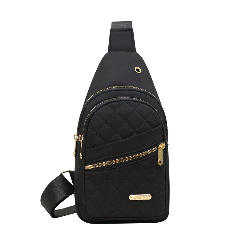 Waterproof Chest Bag for Women | Fashionable Anti-Theft Sling Backpack
