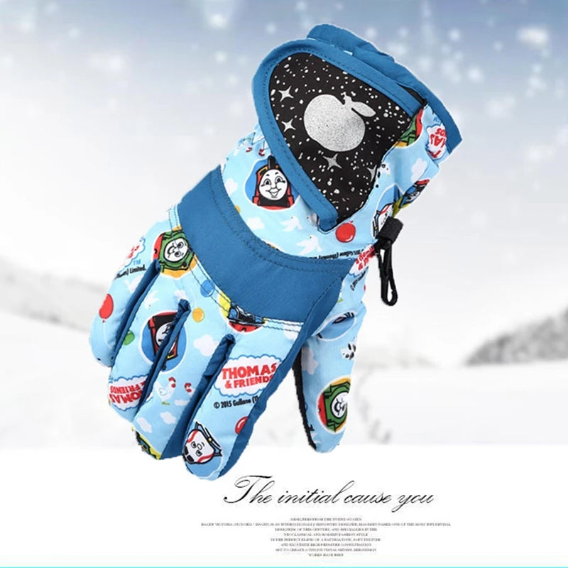 Winter Warm Snowboarding Ski Gloves for Kids | Waterproof & Breathable