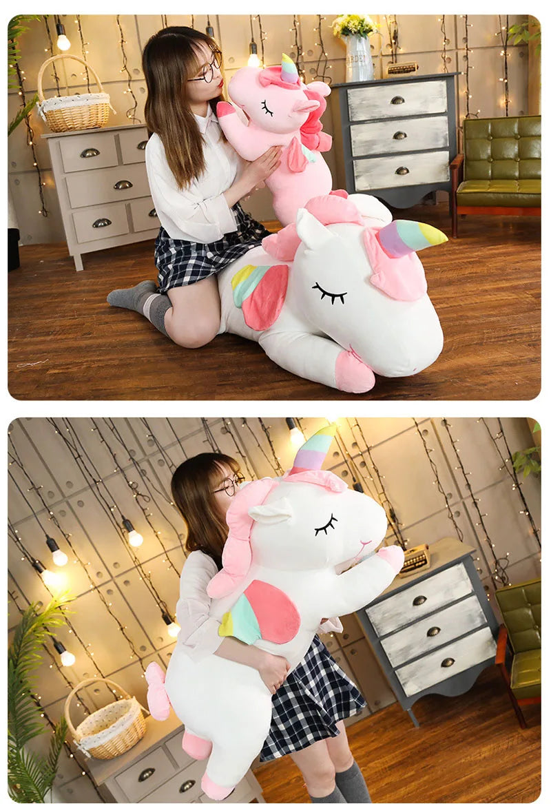 Kawaii Giant Unicorn Plush Toy | Soft Stuffed Animal for Kids