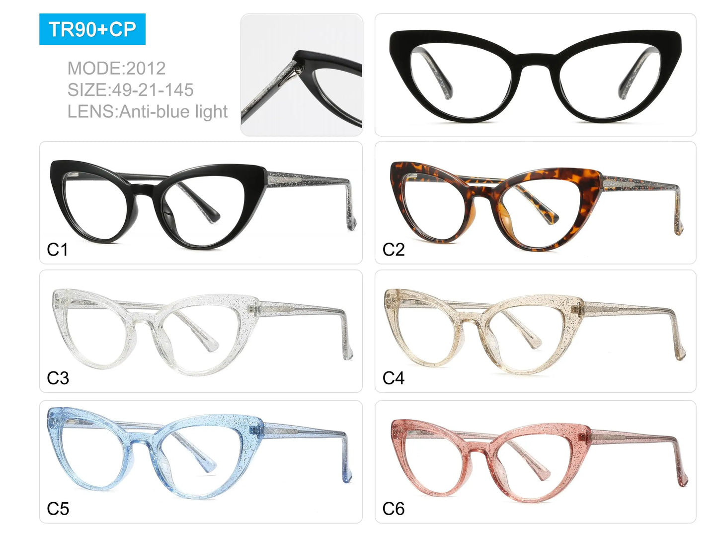 Stylish Retro Cat Eye Prescription Glasses for Women | Optical Eyewear