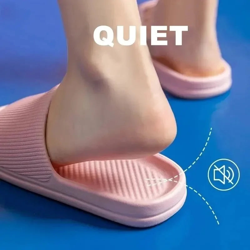 Unisex Soft EVA Cloud Slides | Non-Slip Indoor Slippers