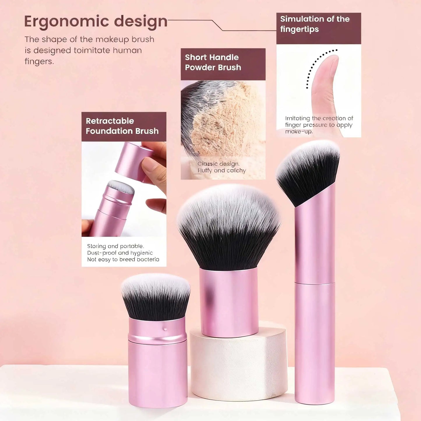 20-Piece Double Ended Makeup Brush Set for Flawless Application