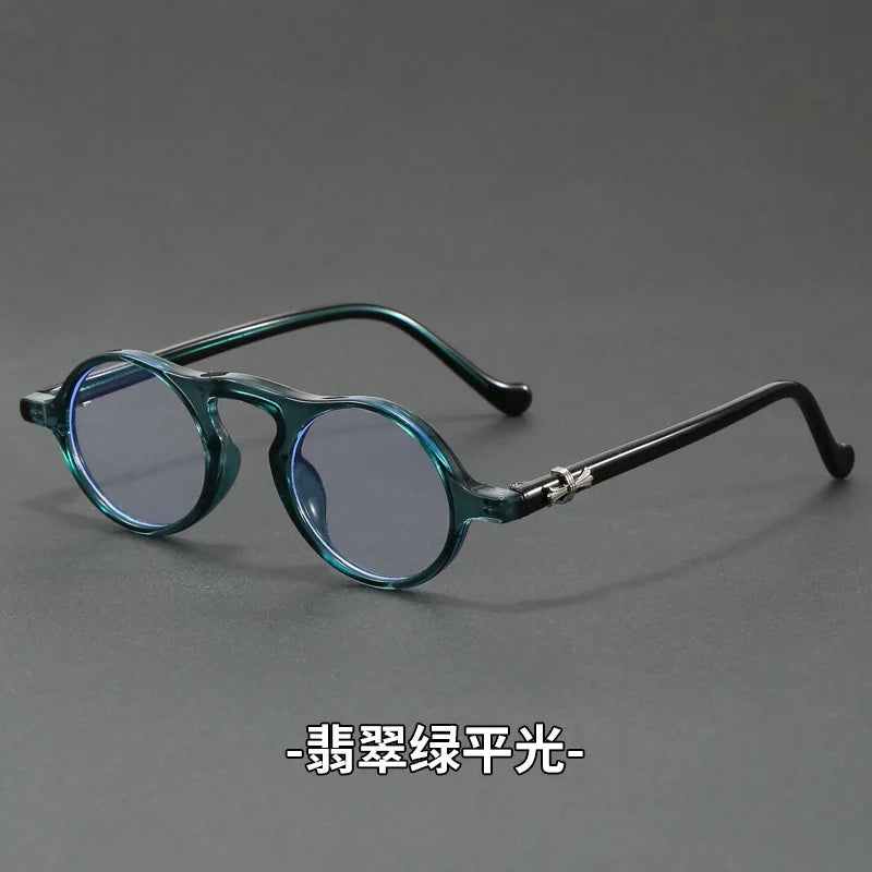 Vintage Round Sunglasses | Ultra-Light Oval Fashion Eyewear