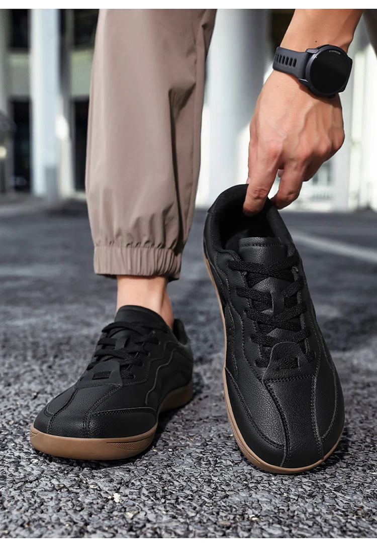 Men's Casual Wide Toe Box Sneakers | Comfortable Non-Slip Trainers