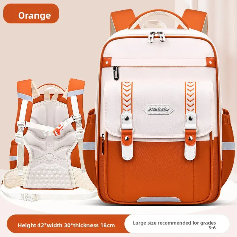 Waterproof Boys Spine Protection Schoolbag | Large Capacity Kids Bag