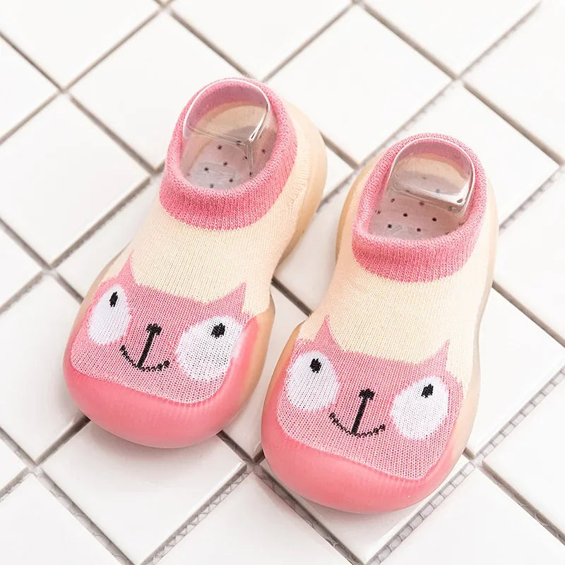 Kids Sock Shoes | Breathable Non-Slip Animal Print Toddler Shoes