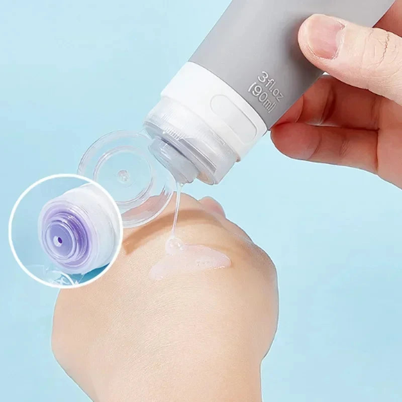 Silicone Travel Dispenser Bottle Set | Durable & Refillable Containers