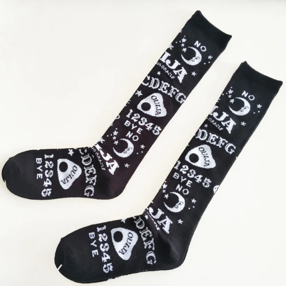 Women's Soft Knee-High Socks | Stylish Harajuku Goth & Punk Fashion