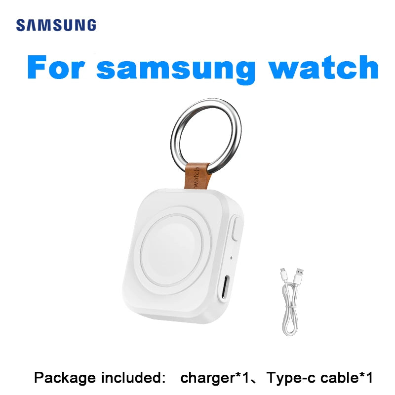 Portable Wireless Fast Charger for Galaxy Watch | Travel-Friendly Power Bank