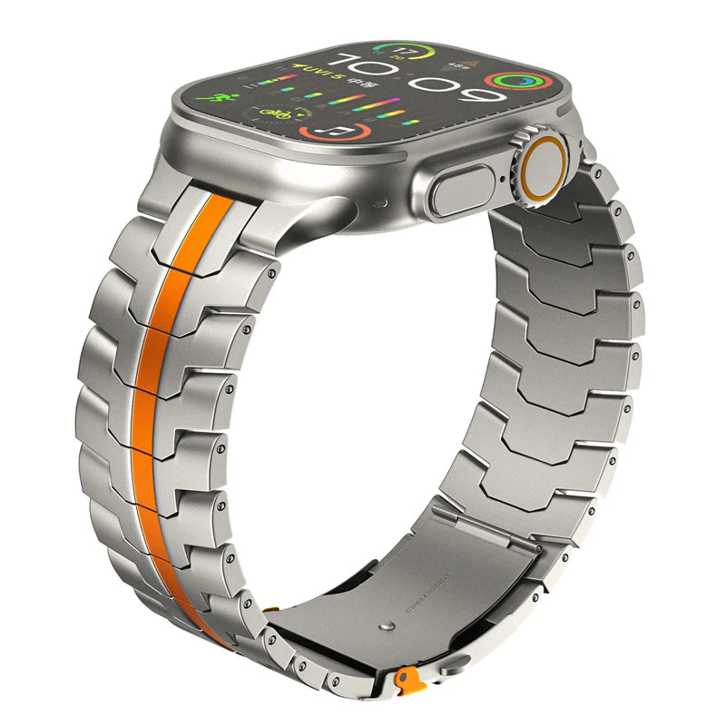 Titanium Color Metal Strap for Apple Watch | Premium Quality Band