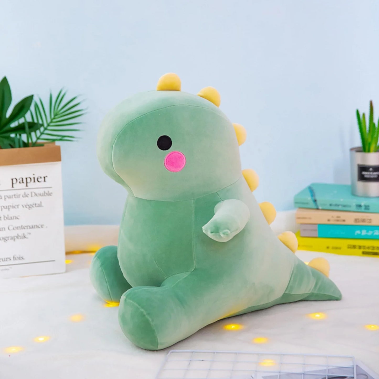 Adorable Soft Blue Dinosaur Plush Toy | Perfect Kids Gift