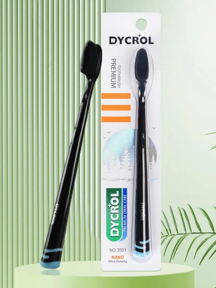 Silicone Bristle Toothbrush Sets | Colorful Deep Cleaning Tools