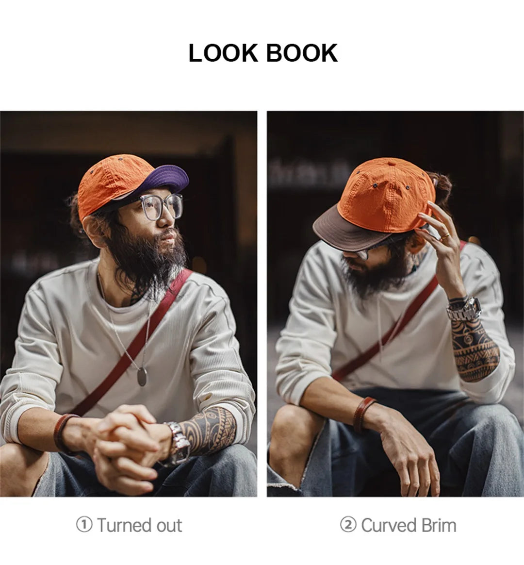 Men's Vintage Embroidery Baseball Cap | Breathable Adjustable Hat