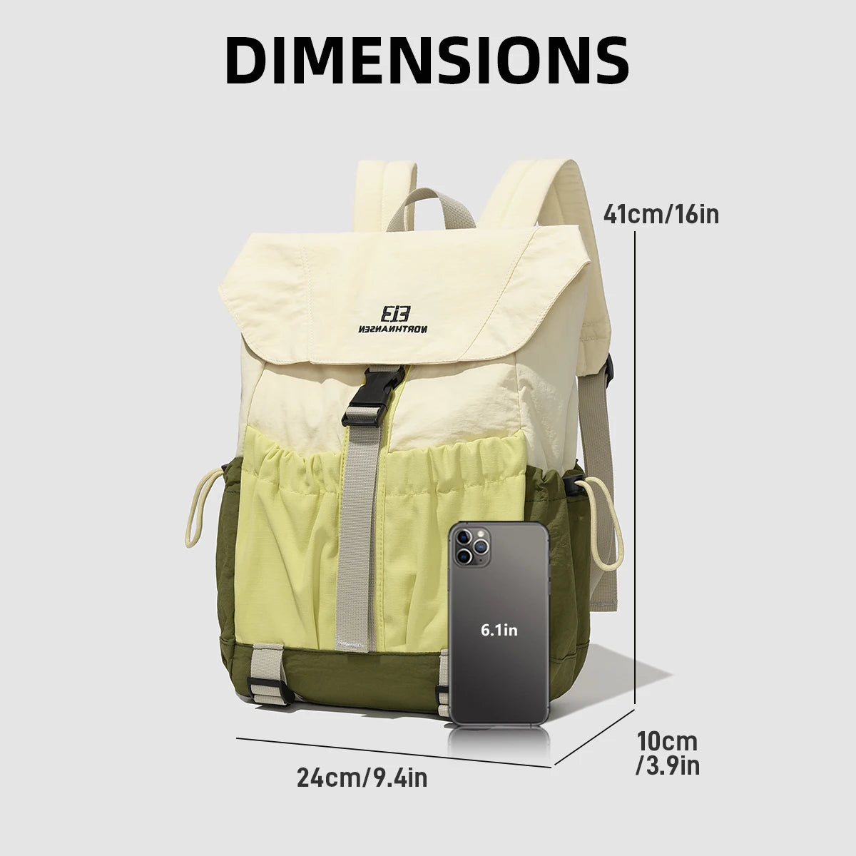 Women's New Style Backpack for Commuting and Travel, Lightweight, Suitable for College and High School Students, Stylish, for Class, Outdoor Sports, Laptop Backpack for Men