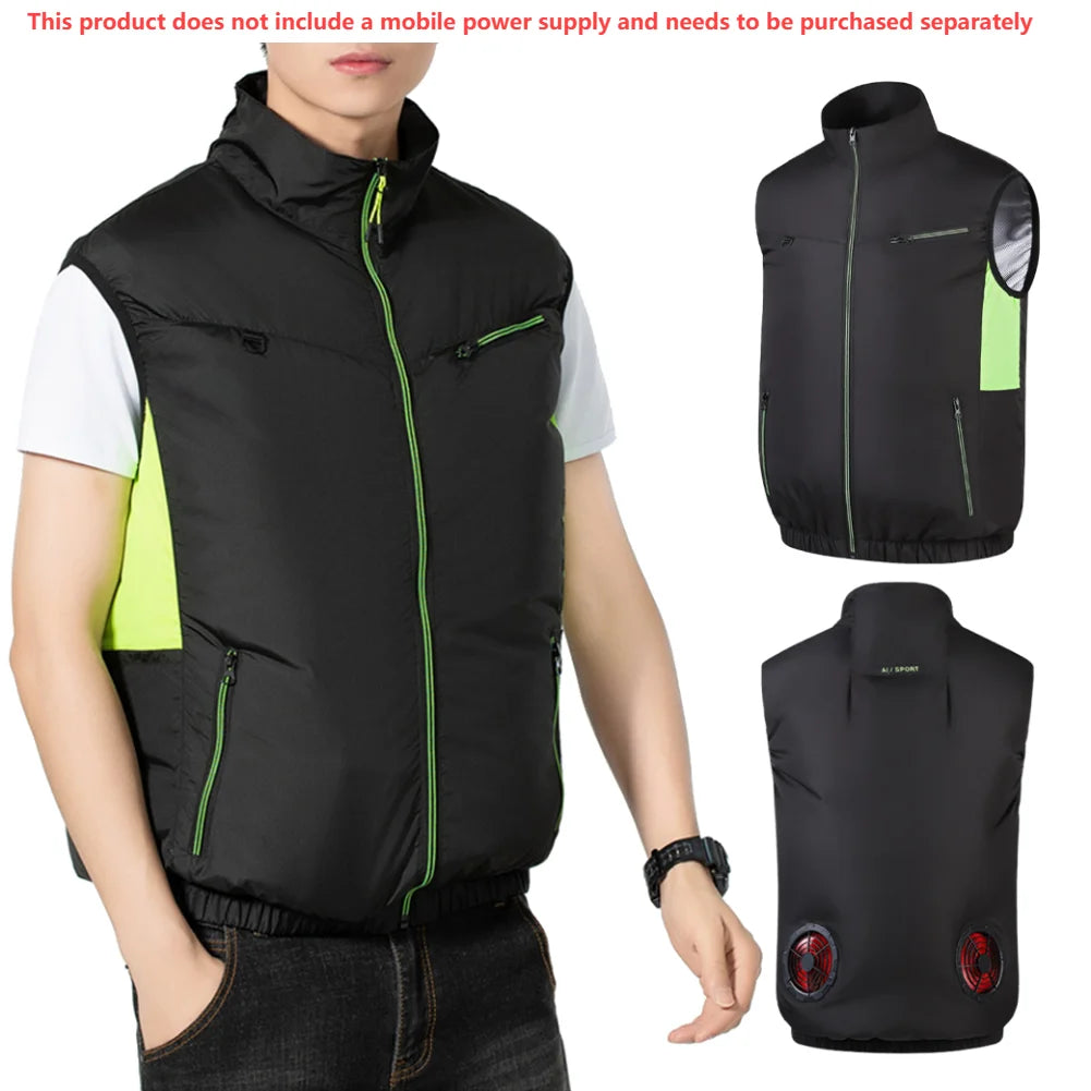 Cooling Fan Vest for Summer | Breathable Heat Resistant Jacket
