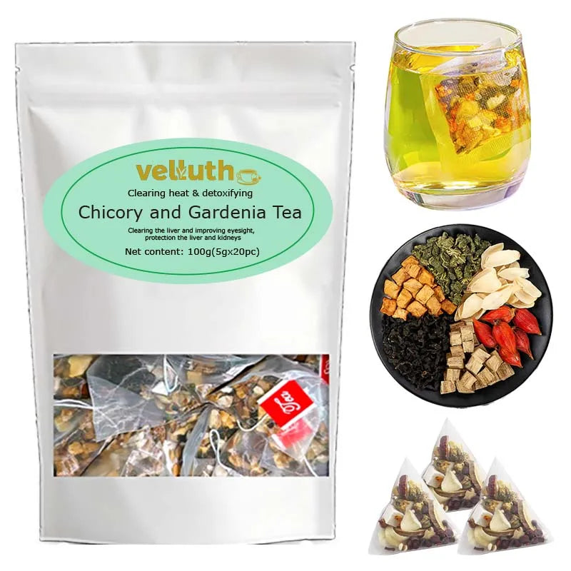 Chicory Gardenia Tea | Antioxidant-Rich Herbal Beverage