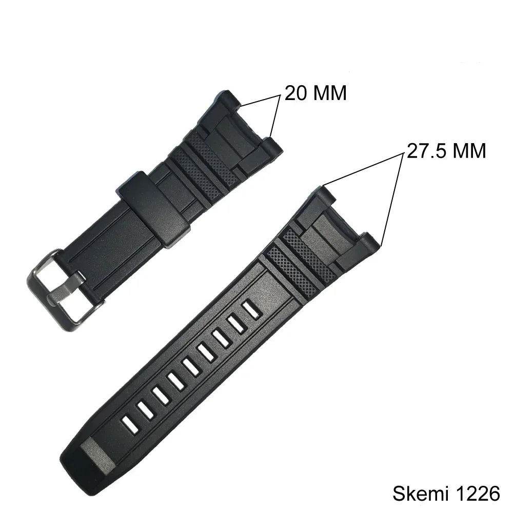 Durable PU/Rubber Watch Bands | Adjustable & Stylish Strap Upgrade