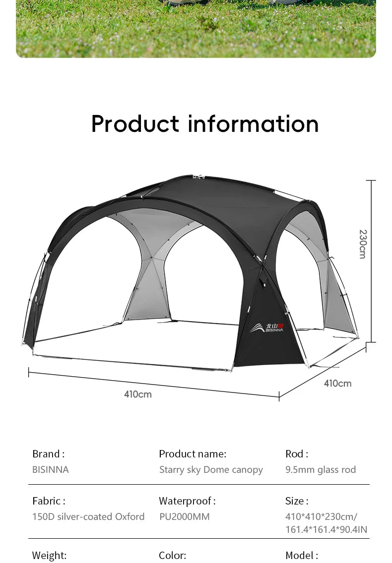 Luxury Outdoor Dome Tent | Spacious Round Canopy for Family