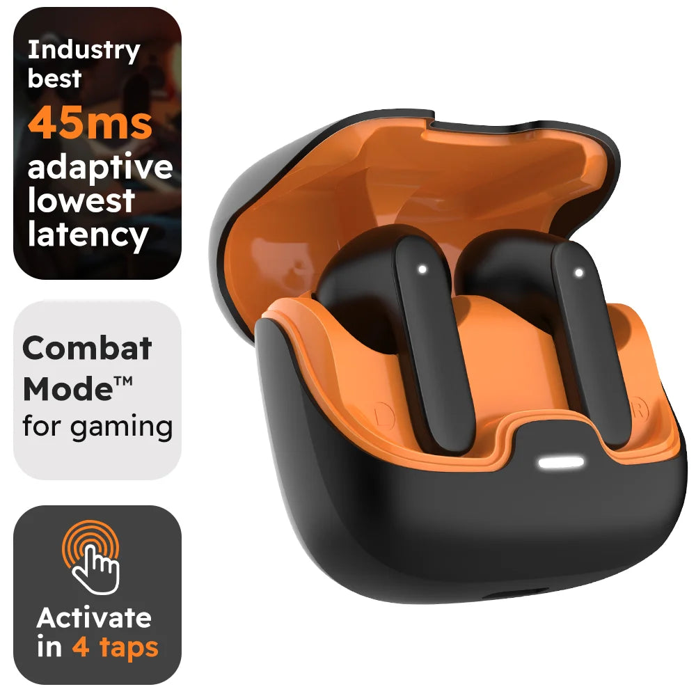 Bluetooth 5.4 TWS Wireless Earphones | Ultra-Low Latency & Noise Cancelling