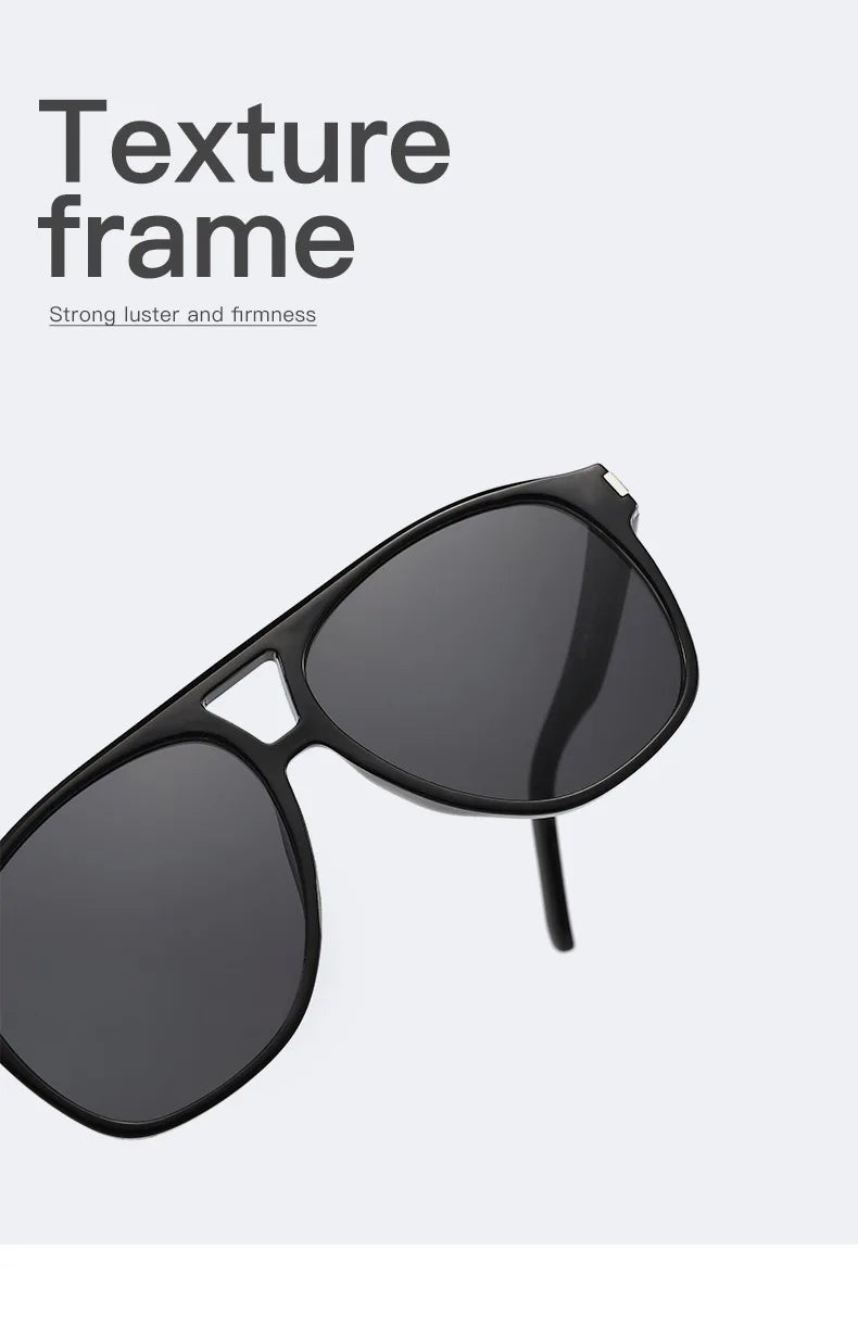 Luxury Big Frame Pilot Sunglasses | Trendy UV400 Shades