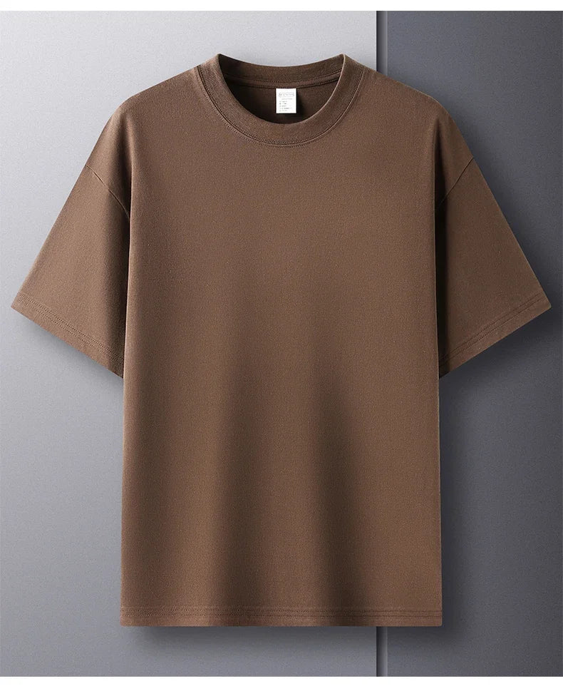 Men's Breathable Cotton Summer T-Shirt | Fashionable Short Sleeve Top