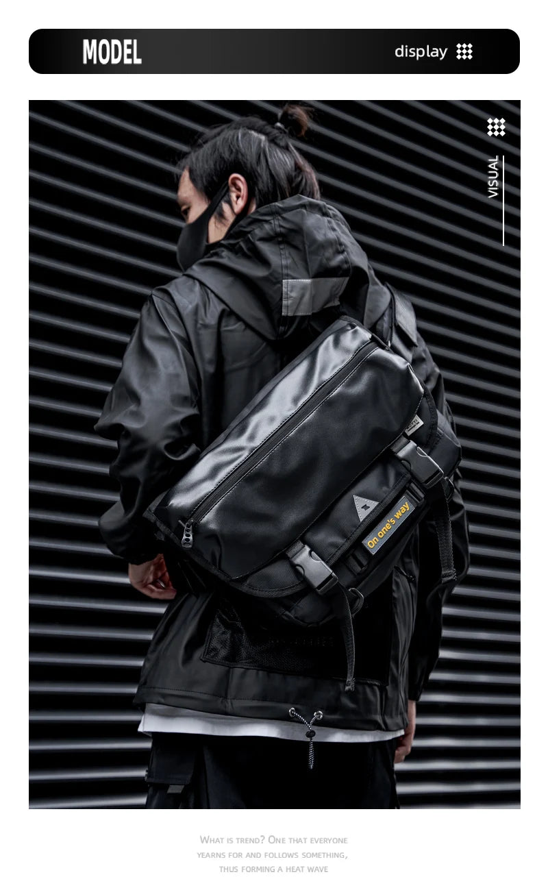 Waterproof Men Messenger Bag | Stylish Anti-Theft Crossbody Bag