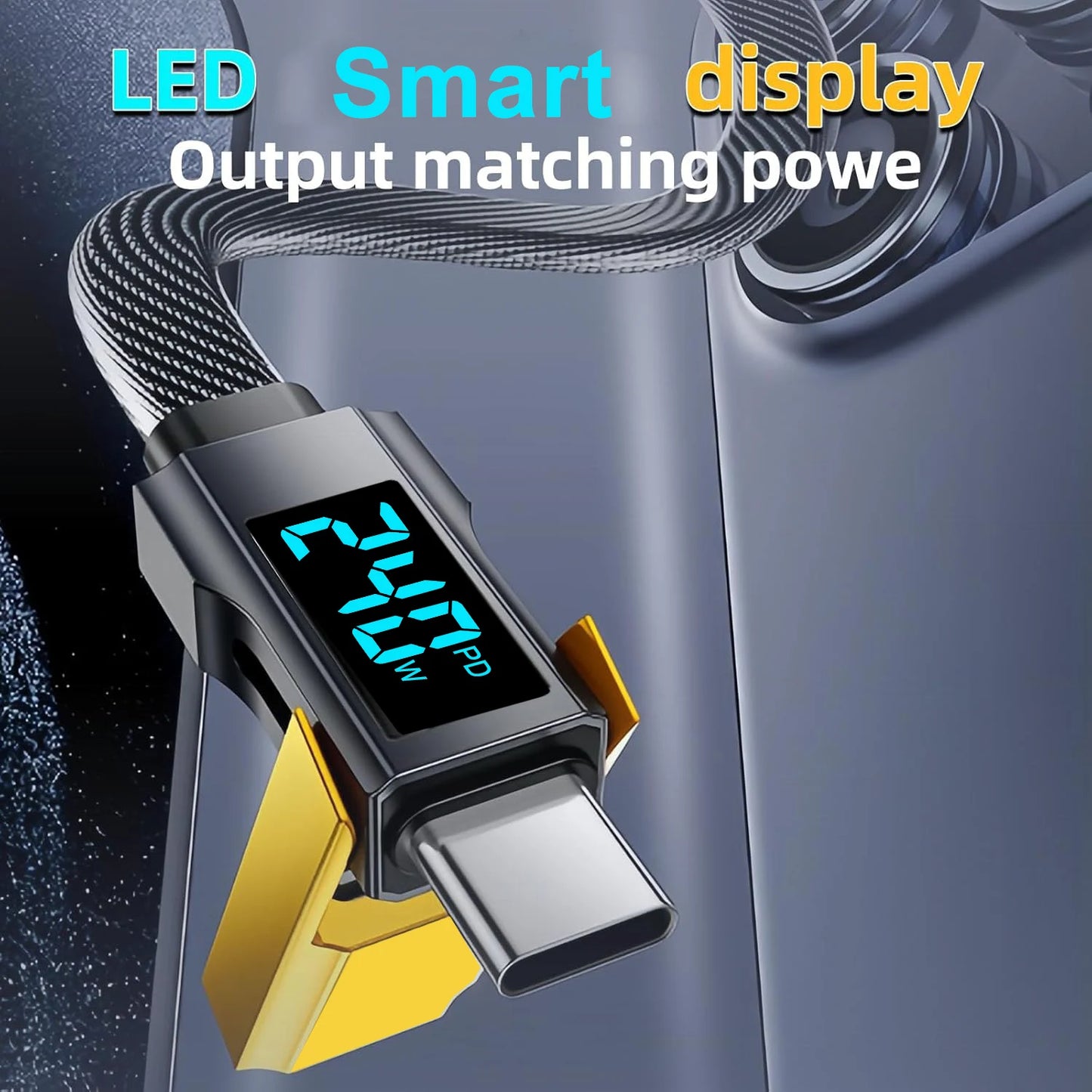 4 In 1 Fast Charging Multi Port USB Cable | Universal Charger Cord