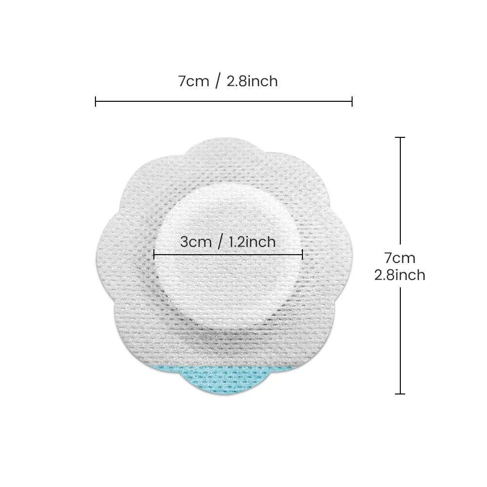 10-50PCS Castor Oil Belly Button Patches | Organic Cotton Self-Adhesive