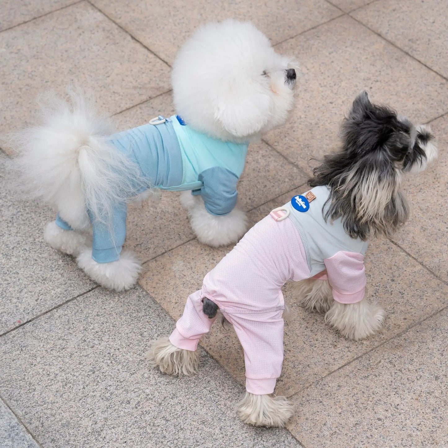 Ultra Lightweight Ice Silk Dog Jumpsuit | Breathable Full Body Pajamas