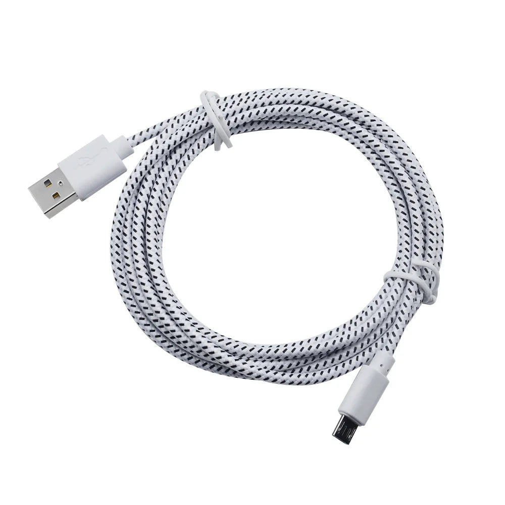Nylon Braided Micro USB Cable | Fast Data Sync & Charger